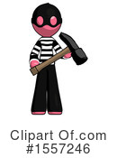 Pink Design Mascot Clipart #1557246 by Leo Blanchette
