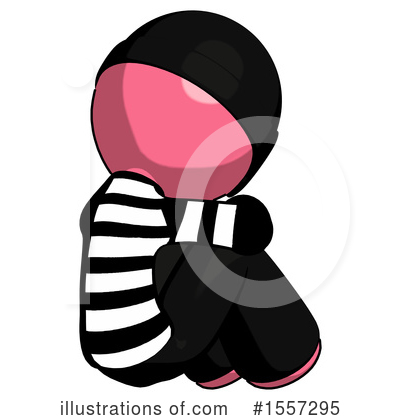 Royalty-Free (RF) Pink Design Mascot Clipart Illustration by Leo Blanchette - Stock Sample #1557295