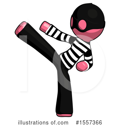 Royalty-Free (RF) Pink Design Mascot Clipart Illustration by Leo Blanchette - Stock Sample #1557366
