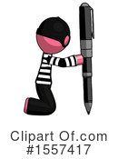 Pink Design Mascot Clipart #1557417 by Leo Blanchette