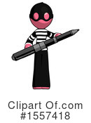 Pink Design Mascot Clipart #1557418 by Leo Blanchette