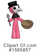 Pink Design Mascot Clipart #1565857 by Leo Blanchette