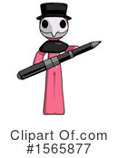 Pink Design Mascot Clipart #1565877 by Leo Blanchette