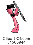 Pink Design Mascot Clipart #1565944 by Leo Blanchette