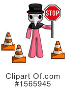 Pink Design Mascot Clipart #1565945 by Leo Blanchette
