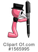Pink Design Mascot Clipart #1565995 by Leo Blanchette