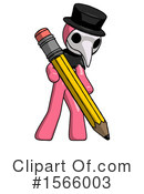 Pink Design Mascot Clipart #1566003 by Leo Blanchette