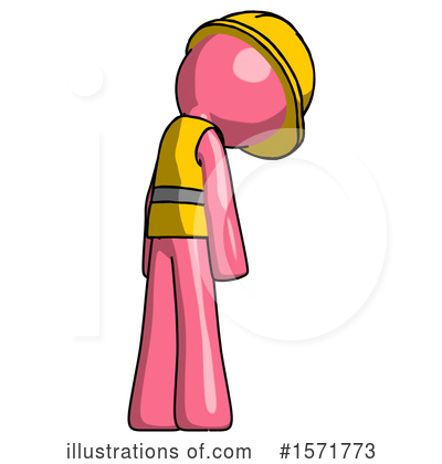 Royalty-Free (RF) Pink Design Mascot Clipart Illustration by Leo Blanchette - Stock Sample #1571773