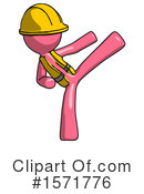 Pink Design Mascot Clipart #1571776 by Leo Blanchette