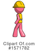 Pink Design Mascot Clipart #1571782 by Leo Blanchette