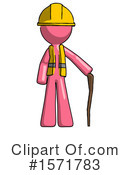 Pink Design Mascot Clipart #1571783 by Leo Blanchette