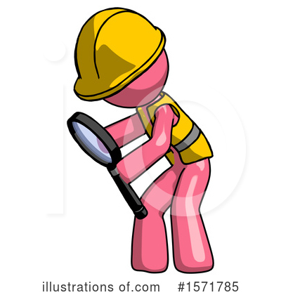 Royalty-Free (RF) Pink Design Mascot Clipart Illustration by Leo Blanchette - Stock Sample #1571785