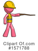 Pink Design Mascot Clipart #1571788 by Leo Blanchette