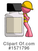 Pink Design Mascot Clipart #1571796 by Leo Blanchette