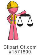 Pink Design Mascot Clipart #1571800 by Leo Blanchette