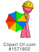 Pink Design Mascot Clipart #1571802 by Leo Blanchette