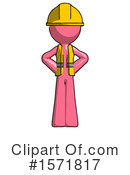 Pink Design Mascot Clipart #1571817 by Leo Blanchette