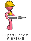Pink Design Mascot Clipart #1571846 by Leo Blanchette