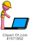 Pink Design Mascot Clipart #1571852 by Leo Blanchette