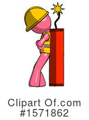 Pink Design Mascot Clipart #1571862 by Leo Blanchette