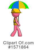 Pink Design Mascot Clipart #1571864 by Leo Blanchette
