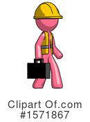 Pink Design Mascot Clipart #1571867 by Leo Blanchette
