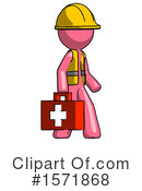 Pink Design Mascot Clipart #1571868 by Leo Blanchette