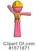 Pink Design Mascot Clipart #1571871 by Leo Blanchette