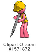 Pink Design Mascot Clipart #1571872 by Leo Blanchette