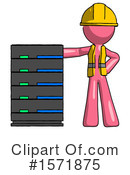 Pink Design Mascot Clipart #1571875 by Leo Blanchette