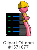 Pink Design Mascot Clipart #1571877 by Leo Blanchette