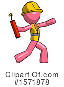 Pink Design Mascot Clipart #1571878 by Leo Blanchette