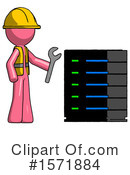 Pink Design Mascot Clipart #1571884 by Leo Blanchette