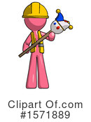 Pink Design Mascot Clipart #1571889 by Leo Blanchette