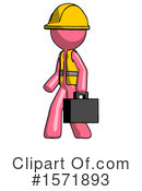 Pink Design Mascot Clipart #1571893 by Leo Blanchette
