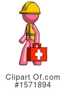 Pink Design Mascot Clipart #1571894 by Leo Blanchette
