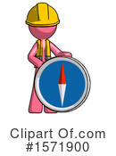 Pink Design Mascot Clipart #1571900 by Leo Blanchette