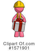 Pink Design Mascot Clipart #1571901 by Leo Blanchette