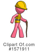 Pink Design Mascot Clipart #1571911 by Leo Blanchette