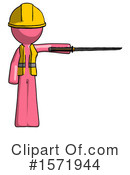 Pink Design Mascot Clipart #1571944 by Leo Blanchette