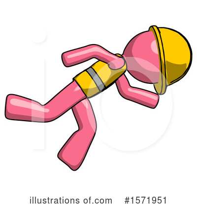 Royalty-Free (RF) Pink Design Mascot Clipart Illustration by Leo Blanchette - Stock Sample #1571951