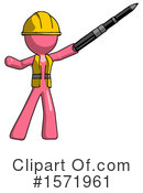 Pink Design Mascot Clipart #1571961 by Leo Blanchette