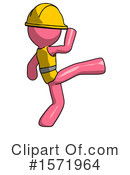 Pink Design Mascot Clipart #1571964 by Leo Blanchette
