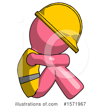 Royalty-Free (RF) Pink Design Mascot Clipart Illustration by Leo Blanchette - Stock Sample #1571967