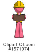 Pink Design Mascot Clipart #1571974 by Leo Blanchette
