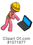 Pink Design Mascot Clipart #1571977 by Leo Blanchette