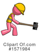 Pink Design Mascot Clipart #1571984 by Leo Blanchette