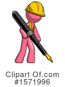 Pink Design Mascot Clipart #1571996 by Leo Blanchette