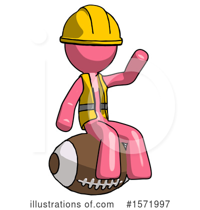 Royalty-Free (RF) Pink Design Mascot Clipart Illustration by Leo Blanchette - Stock Sample #1571997
