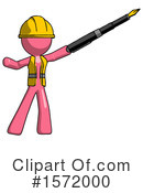 Pink Design Mascot Clipart #1572000 by Leo Blanchette